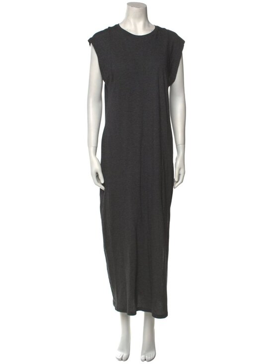 FRAME Dresses & Skirts - FRAME Crew Neck Long Dress Grey Size L